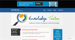 Desktop Screenshot of knowledgetester.org